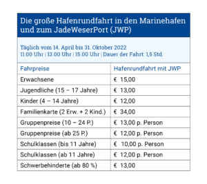 Reederei Warrings - Jade-Weser-Port