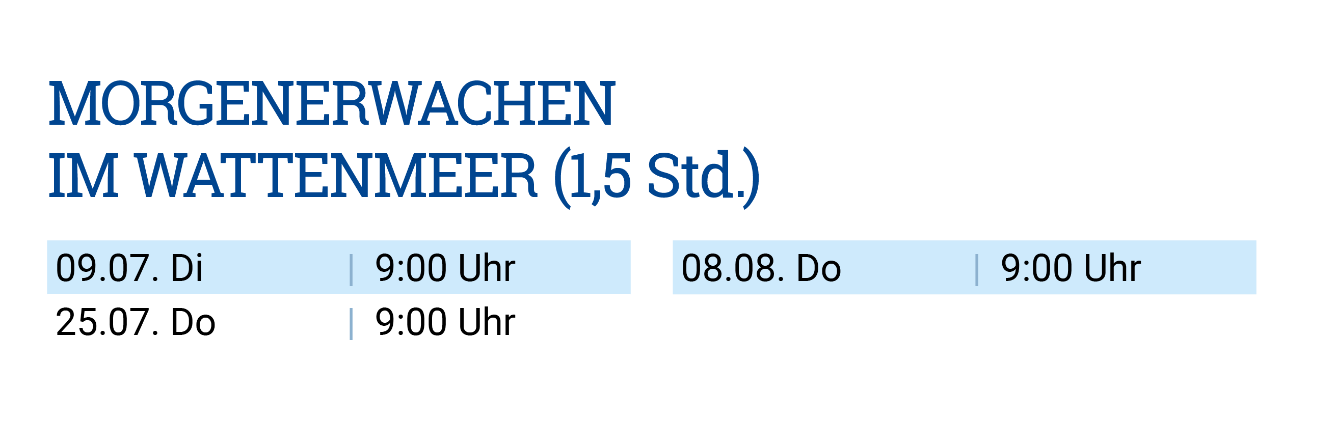 Reederei Warrings - Morgenerwachen