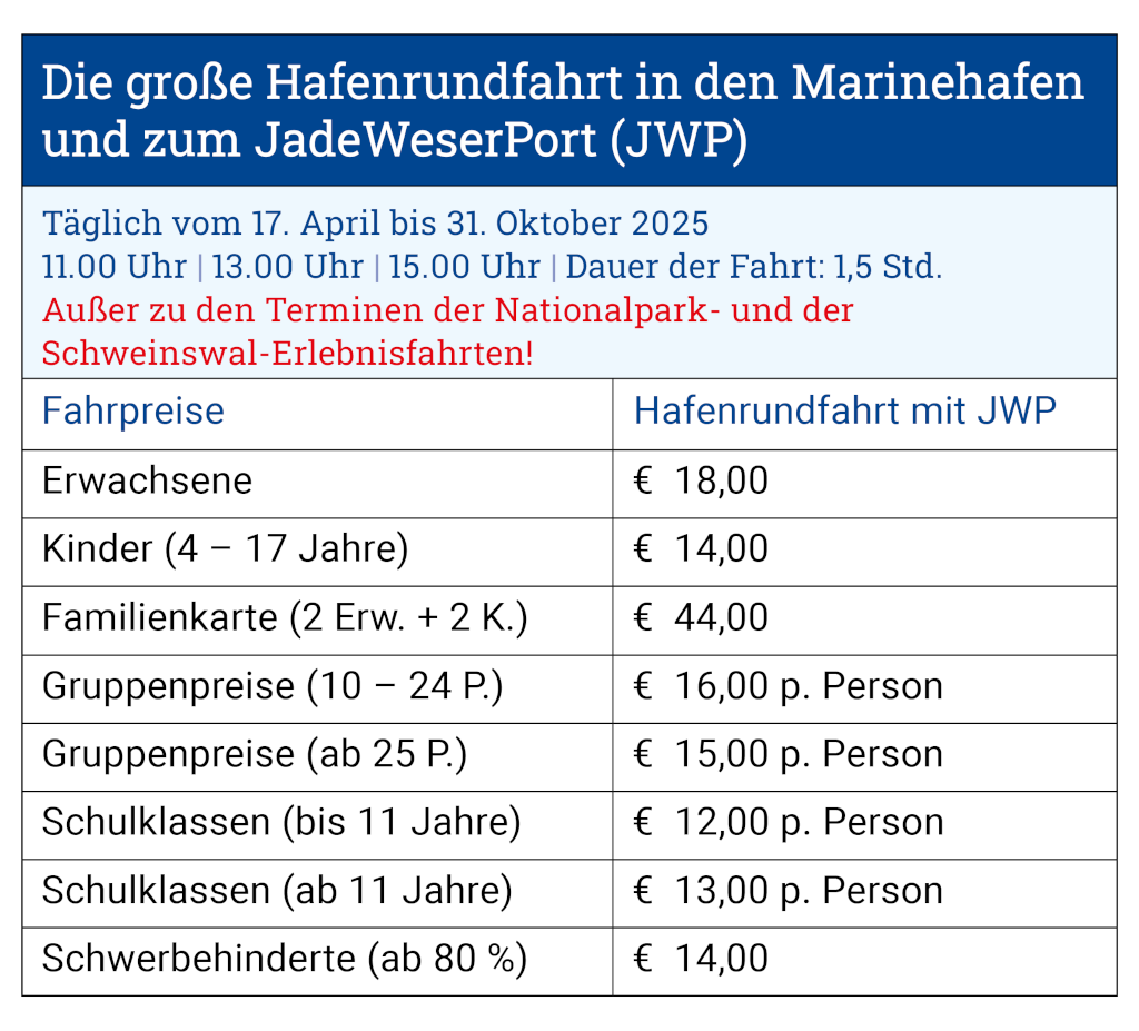 HR_Preise_25 Reederei Warrings - Hafenrundfahrt
