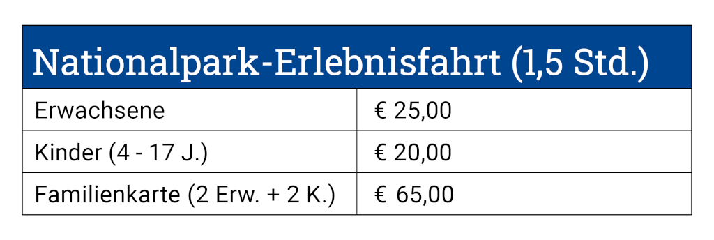 NPE_Preise_25 Reederei Warrings - Erlebnisfahrten