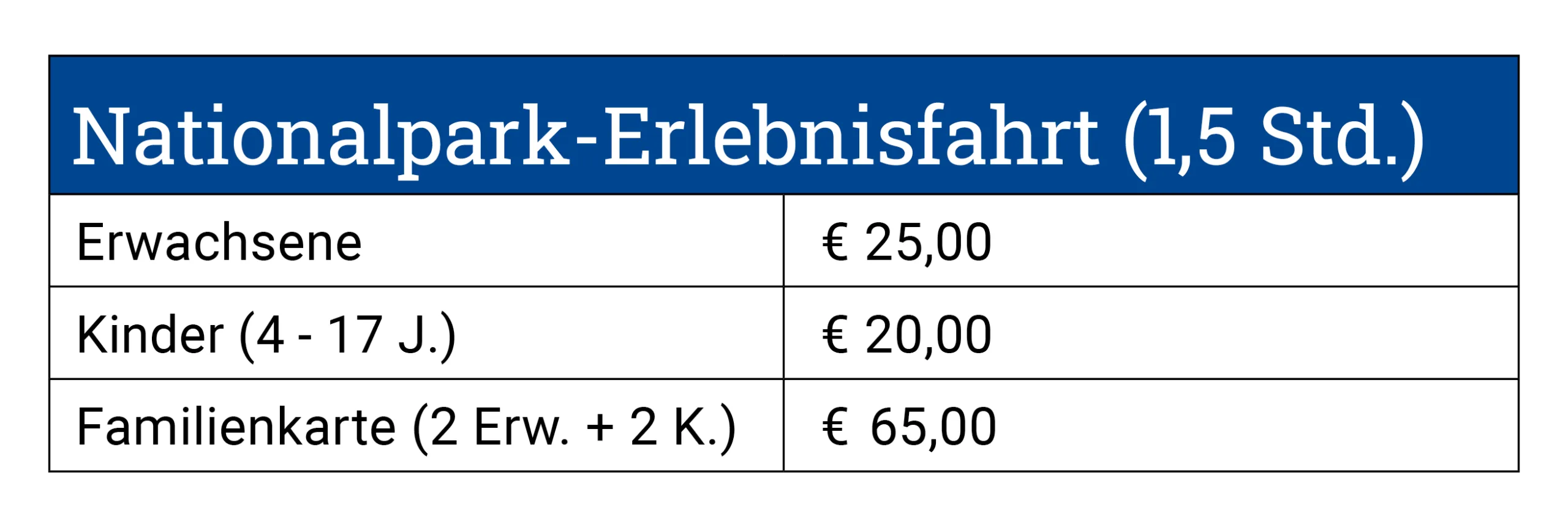 Reederei Warrings - Erlebnisfahrten
