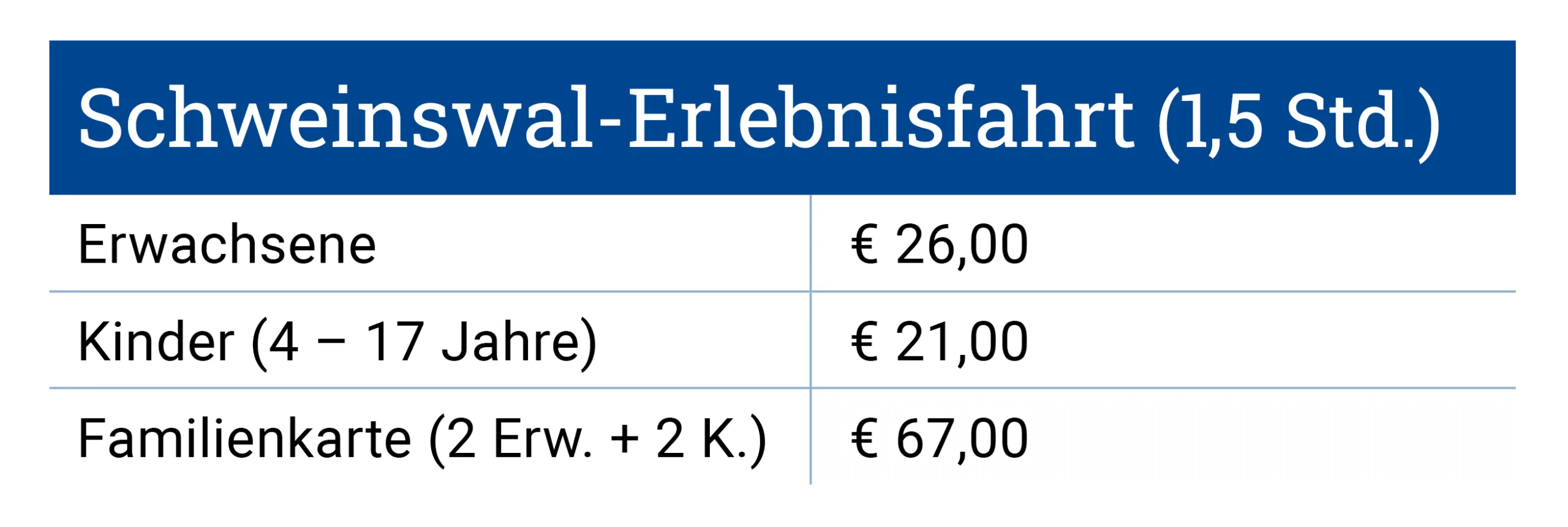 Reederei Warrings - Vollmondfahrten